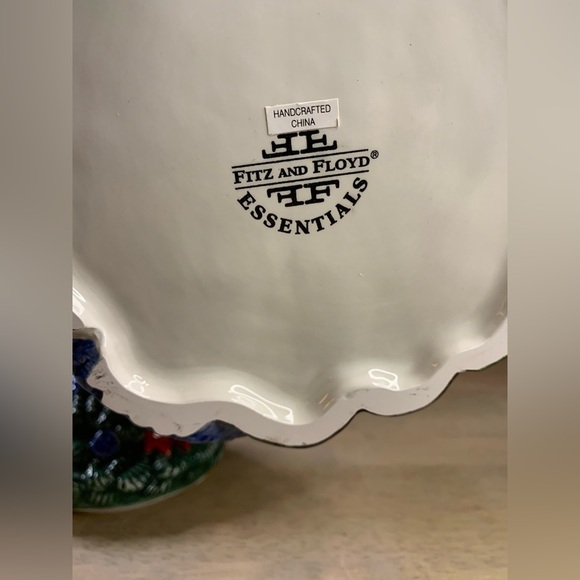 Fitz & Floyd‎ Essentials Santa Claus Christmas Tree Toy Sack Cookie Jar - Picture 9 of 10